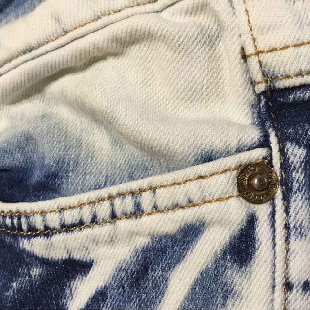 Dolce and Gabbana acid wash distress jeans size 25 - Picture 6 of 14